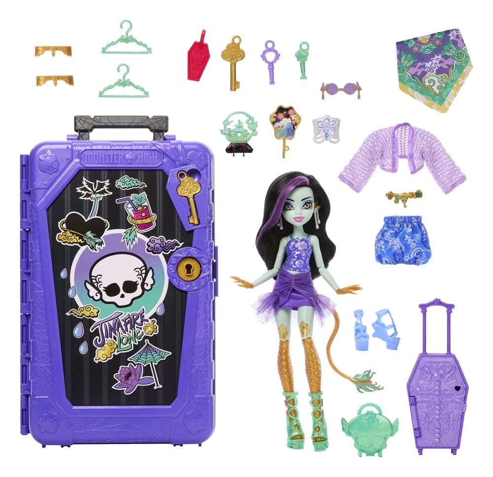 Monster High Skulltimate Secrets Doll Destination: Gore-geous Oasis - Jinafire Long 0194735288892
