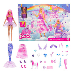 Barbie Advent Calendar with Doll Fantasy 0194735300402