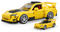 Hot Wheels Speed Series Mattel Brick Shop Building Set 1/32 '07 Honda S2000 0194735331567
