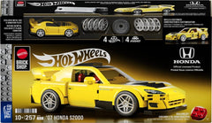 Hot Wheels Speed Series Mattel Brick Shop Building Set 1/32 '07 Honda S2000 0194735331567