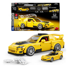 Hot Wheels Speed Series Mattel Brick Shop Building Set 1/32 '07 Honda S2000 0194735331567