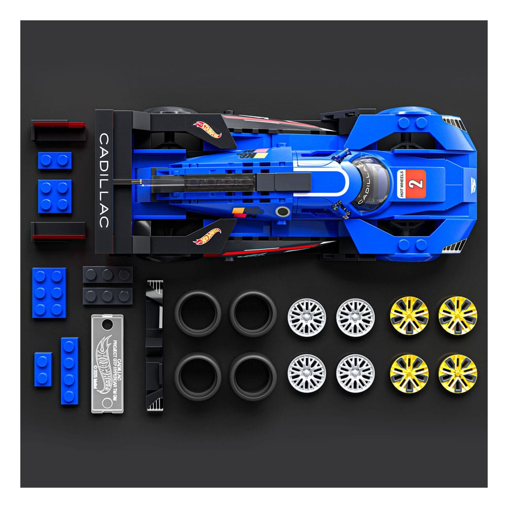 Mattel Brick Shop Hot Wheels Speed Series Building Set 1/32 Cadillac Project GTP Hypercar 0194735331574