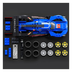 Mattel Brick Shop Hot Wheels Speed Series Building Set 1/32 Cadillac Project GTP Hypercar 0194735331574