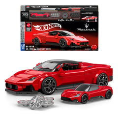 Mattel Brick Shop Hot Wheels Speed Series Building Set 1/32 Maserati MC20 0194735331543
