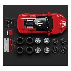 Mattel Brick Shop Hot Wheels Speed Series Building Set 1/32 Maserati MC20 0194735331543