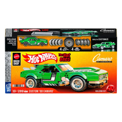 Mattel Brick Shop Hot Wheels Speed Series Building Set 1/32 Custom '68 Camaro 0194735304837
