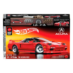 Mattel Brick Shop Hot Wheels Elite Series Building Set 1/16 '90 Acura NSX 0194735304806