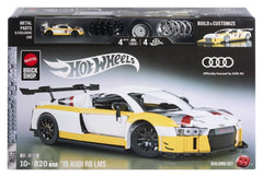 Hot Wheels Elite Mattel Brick Shop Building Set 1/16 '15 Audi R8 LMS 0194735304813