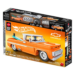 Mattel Brick Shop Hot Wheels Elite Series Building Set 1/16 Custom '62 Chevy Pickup 0194735304820