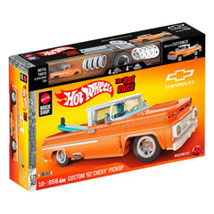 Mattel Brick Shop Hot Wheels Elite Series Building Set 1/16 Custom '62 Chevy Pickup 0194735304820