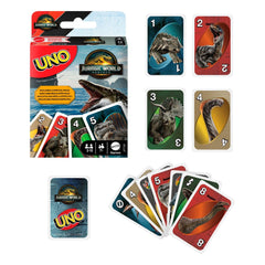 Jurassic World Rebirth UNO Card Game  0194735304905