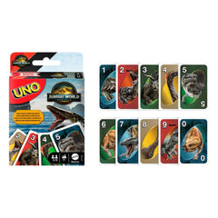 Jurassic World Rebirth UNO Card Game  0194735304905
