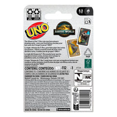 Jurassic World Rebirth UNO Card Game  0194735304905