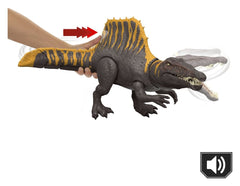 Jurassic World: Die Wiedergeburt Actionfigur Tail Thrasher Spinosaurus 55 cmJurassic World Rebirth Action Figure Tail Thrasher Spinosaurus 55 cmJurassic World : Renaissance figurine Tail Thrasher Spinosaurus 55 cmJurassic World: el renacer Figura Tail Thr 0194735309498