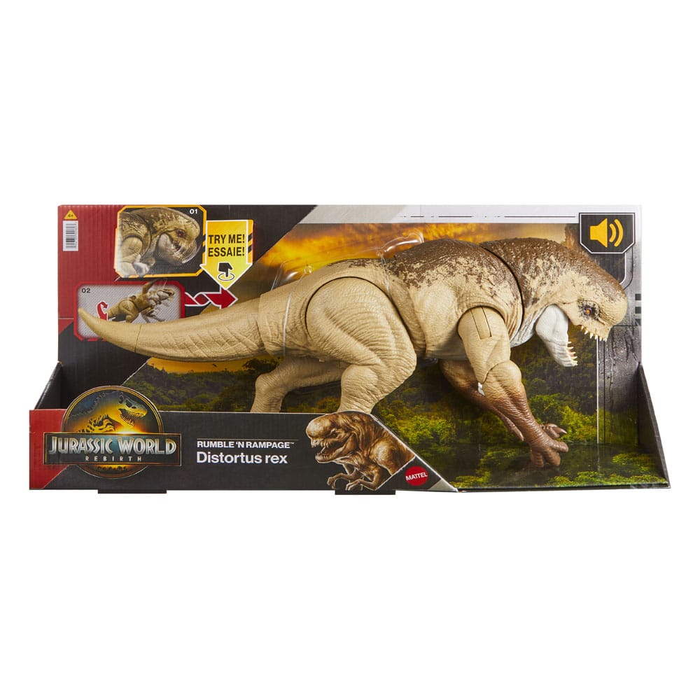 Jurassic World: Rebirth Action Figure Rumble N Rampage Distortus Rex 0194735309603