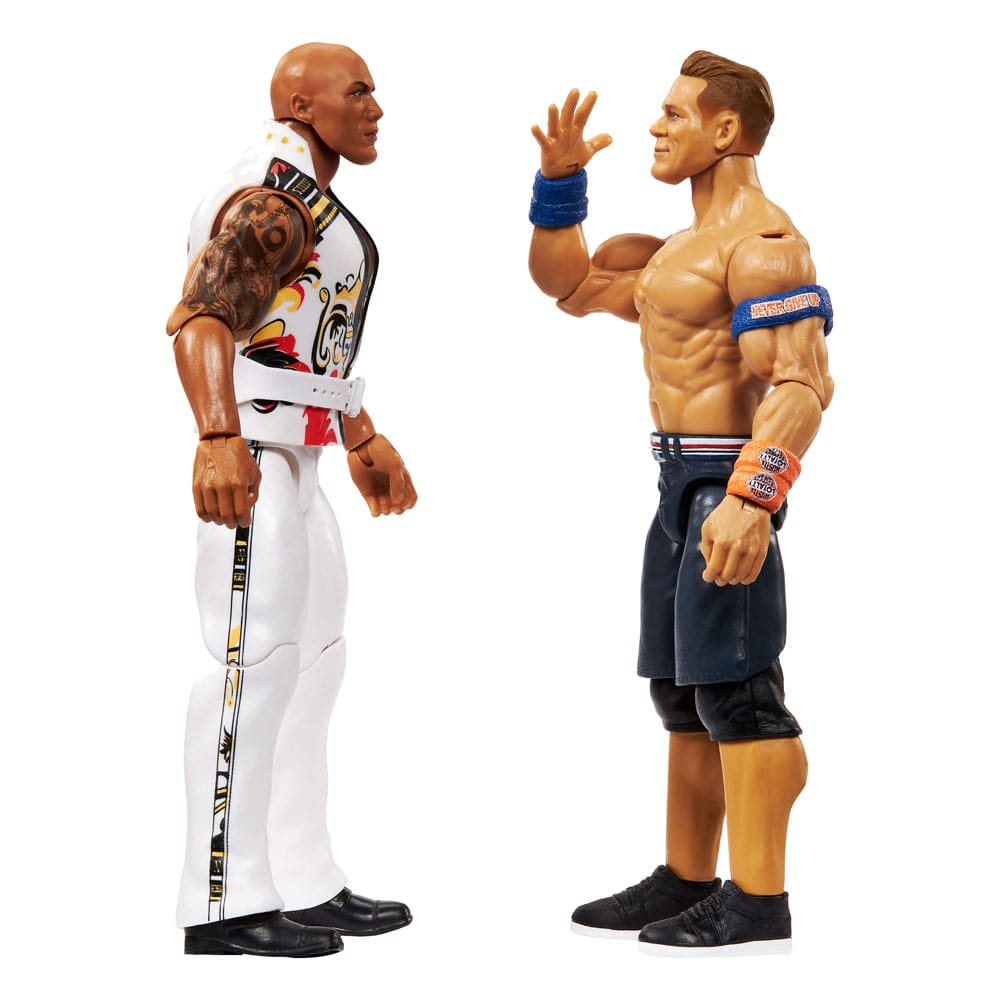 WWE Main Event Showdown Action Figures The Rock Final Boss vs John Cena 2-Pack 15 cm 0194735311309