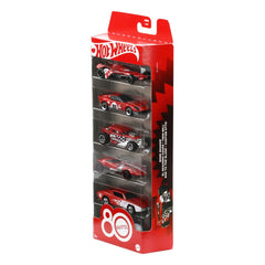 Hot Wheels Diecast Vehicle 5-Pack 1/64 80th Anniversary 0194735315789