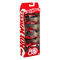 Hot Wheels Diecast Vehicle 5-Pack 1/64 80th Anniversary 0194735315789