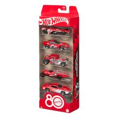 Hot Wheels Diecast Vehicle 5-Pack 1/64 80th Anniversary 0194735315789