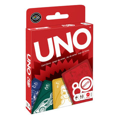 Mattel 80th Anniversary UNO Card Game Ruby Red 0194735315994