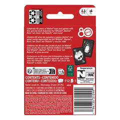 Mattel 80th Anniversary UNO Card Game Ruby Red 0194735315994