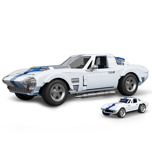 Mattel Brick Shop Hot Wheels Elite Series Building Set 1/16 Corvette Grand Sport 0194735320592