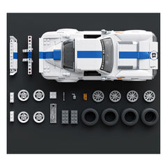 Mattel Brick Shop Hot Wheels Elite Series Building Set 1/16 Corvette Grand Sport 0194735320592