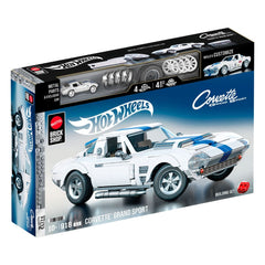 Mattel Brick Shop Hot Wheels Elite Series Building Set 1/16 Corvette Grand Sport 0194735320592