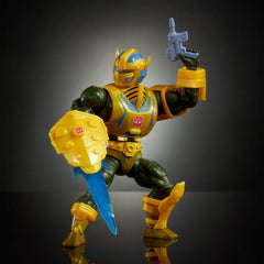 Masters of the Universe x Transformers Action Figure Bumblebee Armor Man-At-Arms heo European Exclusive 14 cm 0194735321599