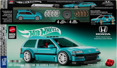 Hot Wheels Speed Series Mattel Brick Shop Building Set 1/32 Custom ’90 Honda Civic EF 0194735330546