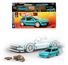 Hot Wheels Speed Series Mattel Brick Shop Building Set 1/32 Custom ’90 Honda Civic EF 0194735330546