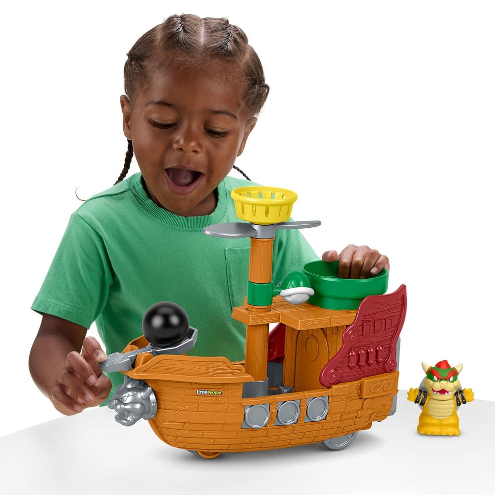 My Mario Little People Playset Bowser's Airship 0194735331024
