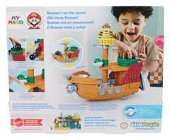 My Mario Little People Playset Bowser's Airship 0194735331024