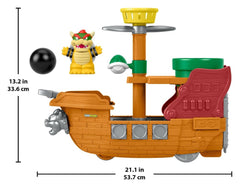 My Mario Little People Playset Bowser's Airship 0194735331024