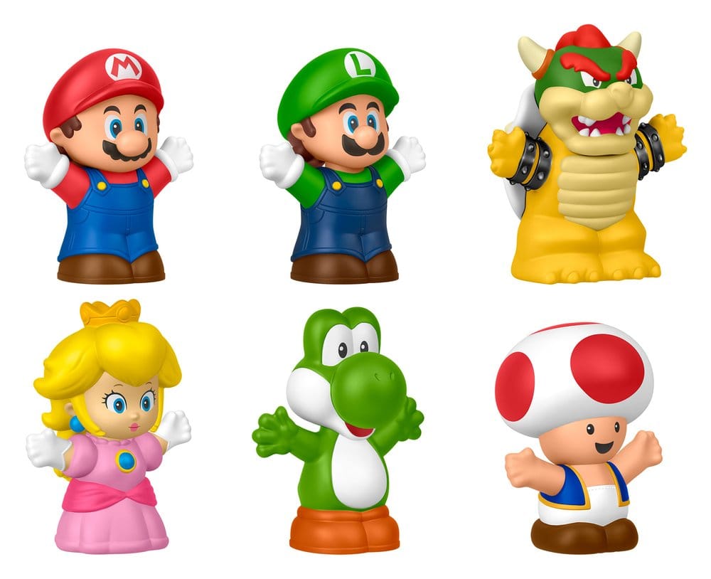 My Mario Little People Collector Mini Figure 6-Pack 7 cm 0194735331048