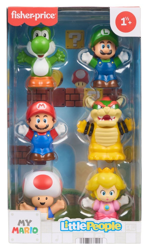 My Mario Little People Collector Mini Figure 6-Pack 7 cm 0194735331048