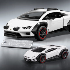 Hot Wheels Speed Mattel Brick Shop Building Set 1/32 Lamborghini Huracán Sterrato 0194735402779