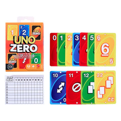 UNO Zero Card Game 0194735331857