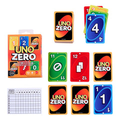 UNO Zero Card Game 0194735331857