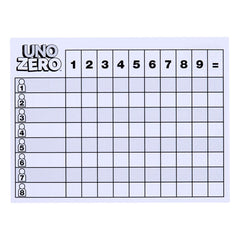 UNO Zero Card Game 0194735331857