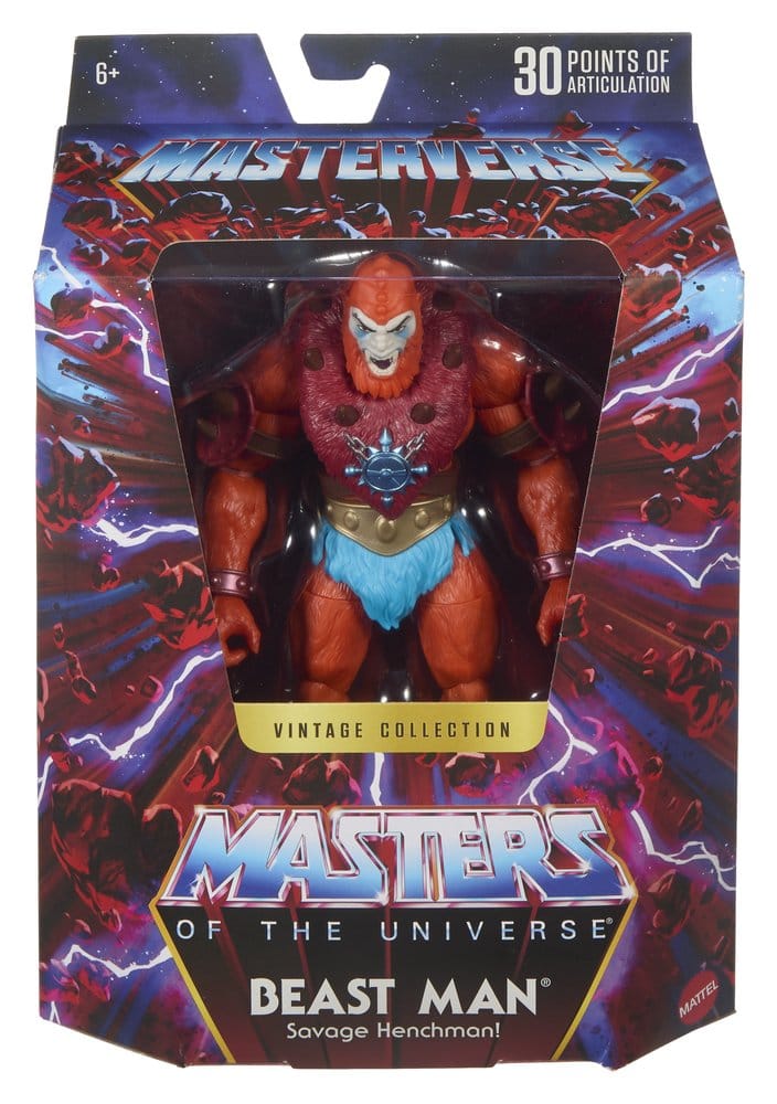 Masters of the Universe Masterverse Actionfigur Vintage Collection: Beast Man 18 cmMasters of the Universe Masterverse Action Figure Vintage Collection: Beast Man 18 cmMasters of the Universe Masterverse figurine Vintage Collection: Beast Man 18 cmMasters 0194735338962