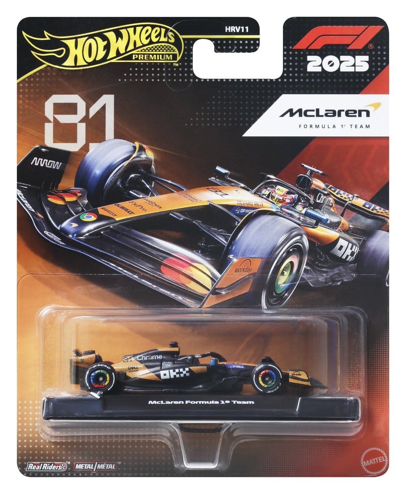 Formula 1 Hot Wheels Premium Die-Cast Vehicle 1:64 Team McLaren: Driver 1 194735347940