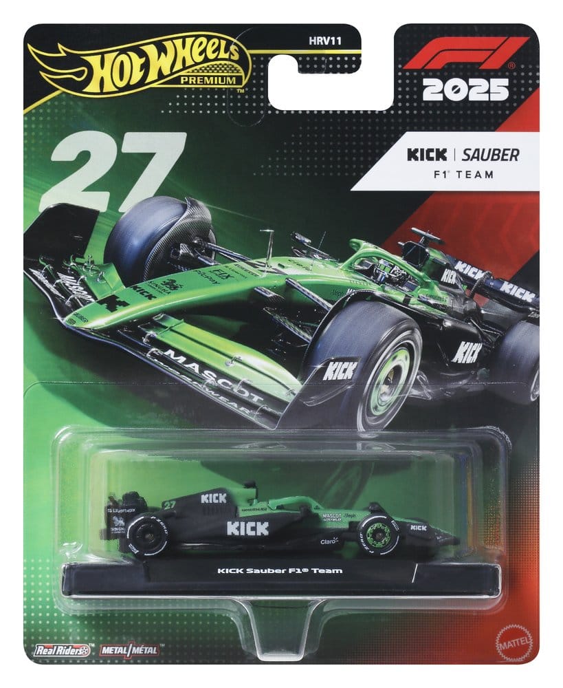 Formula 1 Hot Wheels Premium Die-Cast Vehicle 1:64 Team Sauber: Driver 1 194735347827