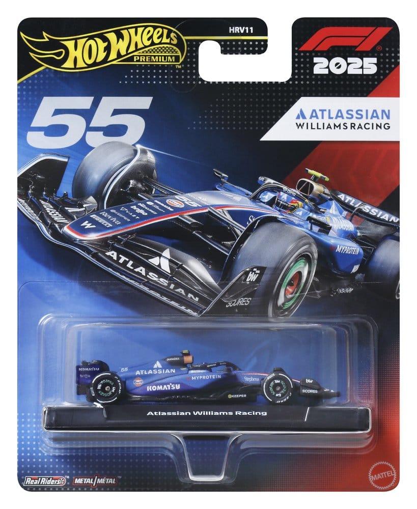 Formula 1 Hot Wheels Premium Die-Cast Vehicle 1:64 Team Williams: Driver 1 194735347872