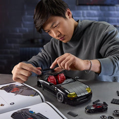 Hot Wheels Elite Mattel Brick Shop Building Set 1/16 '94 Toyota Supra MKIV 0194735349104