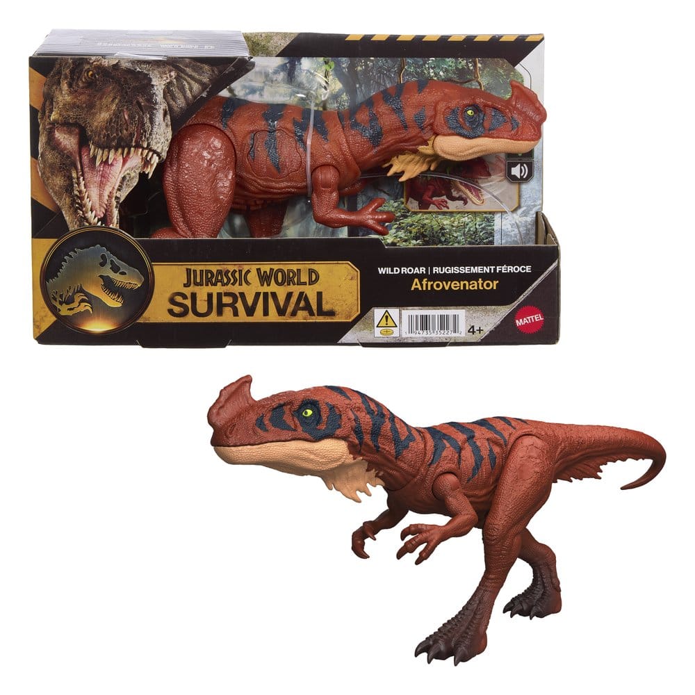 Jurassic World: Survival Action Figure Wild Roar Afrovenator 0194735352272
