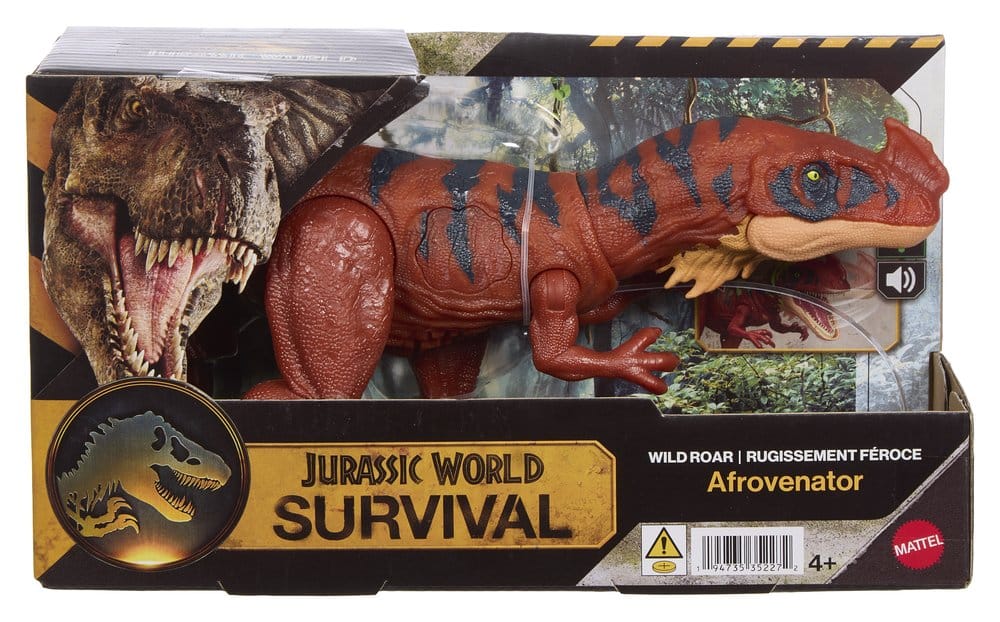 Jurassic World: Survival Action Figure Wild Roar Afrovenator 0194735352272
