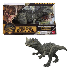 Jurassic World: Survival Action Figure Wild Roar Ceratosaurus 0194735352135