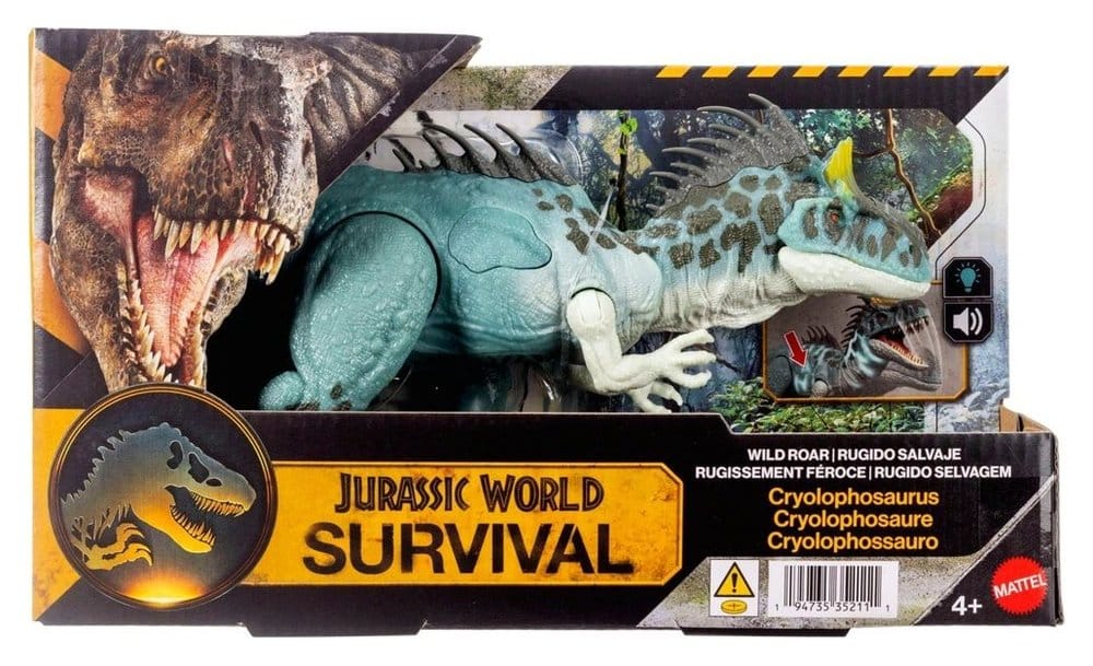 Jurassic World: Survival Action Figure Wild Roar Cryolophosaurus 37 cm 0194735352111
