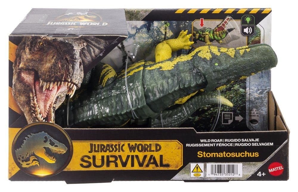 Jurassic World: Survival Action Figure Wild Roar Stomatosuchus 37 cm 0194735352128
